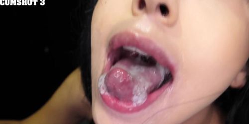 Biance Bangs swallows 10 gloryhole loads. Here are a few.