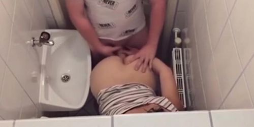 Brother Fucks Sis In Bathroom