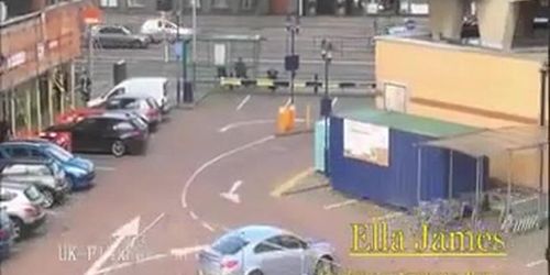 Flashing Ella James in public nudity and daring outdoor mast