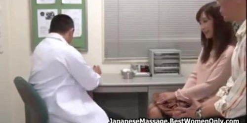 Japanese Couple In Fertility Clinic Doctor Creampie