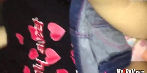 Sex Doll makes him bust (Lina Paige)