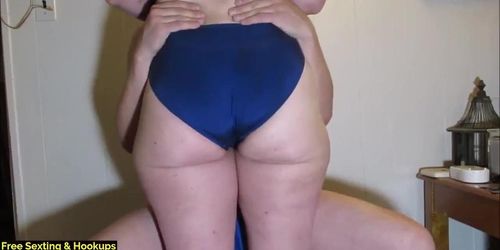 PAWG Big Whooty in Tight Spandex One Piece Swimsuit Milf Ass