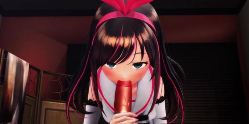 Kizuna Ai Blowjob