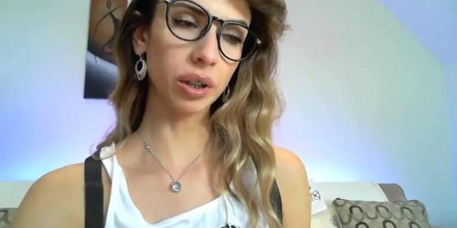 Naughty College Girl Masturbates