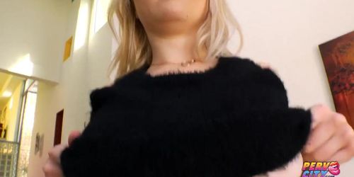 PervCity teen River Fox gets an anal creampie (John Strong)