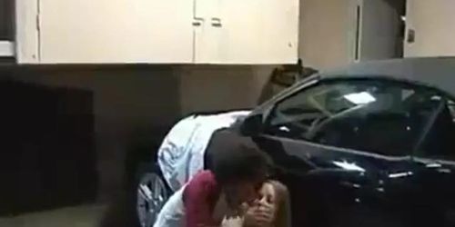 Teen rough sex in Garage