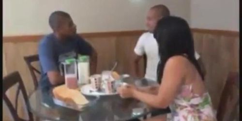 Madura Brasile&ntilde;a Con su hijo