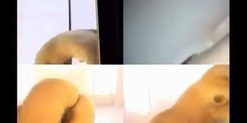 asian babes in changing room(fake voyeur pantys censored)