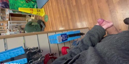 Dick Out Behind Worker