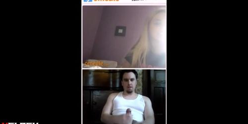 Omegle Cumshot Own Face - Tnaflix.com