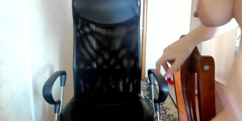 Russian Mature Nude Wants To Be Fucked On Chair Part1