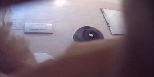 Italian Toilet hidden cam