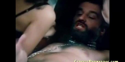 Retro porn video with amazing 70s group sex