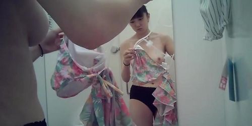 Swimsuit fitting for big breasts