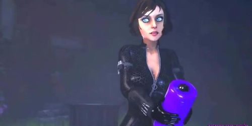 Bioshock Infinite: one Night in the Park {FUTA} [self Suck & Fleshlight]