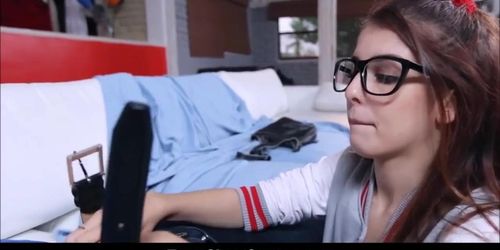 Nerdy Tiny Teen Babysitter Sally Squirt Hard Fuck (Vanessa Phoenix)