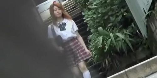 Glorious oriental schoolgirl encounters very wild sharking experience (Little Cutie)