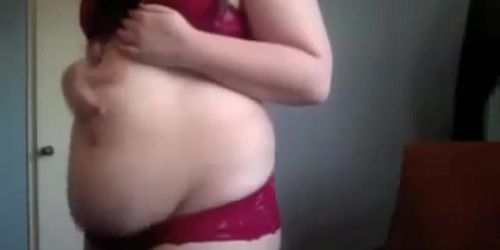 Exposing And Playing With Sexy Big Belly
