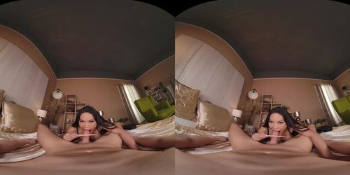 Busty Asian beauty gets pounded in virtual reality (Jason X, Polly Pons)