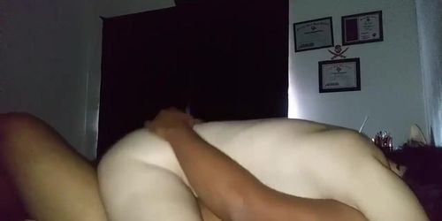 Riding him like she really wants him to cum fast