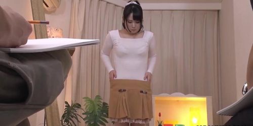 Japanese teen Miyu Shiina naked posing with spread pussy uncensored.