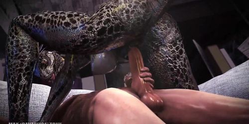 reptile 3d fuck