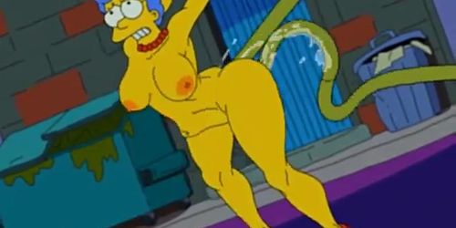 Marge Simpson and Alien