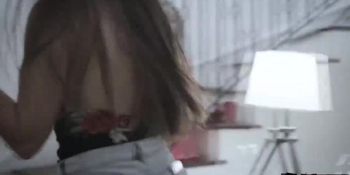 Teen fucked at party in public while being recorded! (Jaye Summers)