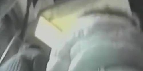 My real upskirt voyeur video of a petite blonde teen