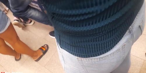 BULGE FLASH MILF CULONA PANTALON JEANS MEZCLIL ...