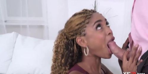 Naughty ebony princess DP-ed