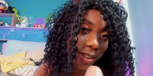 Original African dream lady stretching a tight creamy vagina