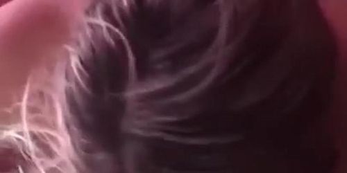 POV Blowjob from Teen Blonde, Sperm Face, Swallow Cum
