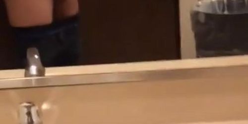 Risky public bathroom