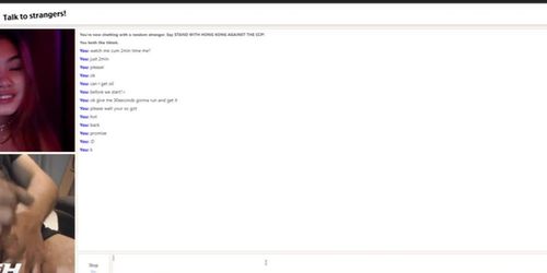 Cumshot for girl on omegle 3 - Tnaflix.com