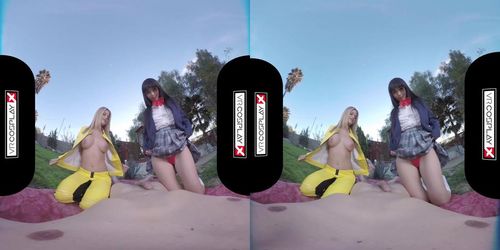 VR Jessa Rhodes and Marica Hase screw POV in a Kill Bill Threesome in VR on VRCosplayX.com (Marika Hase)