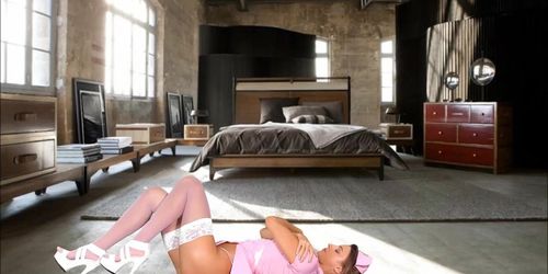 Dancing in the bedroom (Maria Ryabushkina)