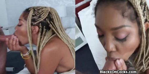 Lovely dreads even nicer pussy for fuck