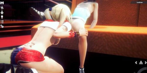 HONEY SELECT 2 - HARLEY-QUINN licks LITTLEONE