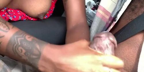 BBC Deepthroat In Car