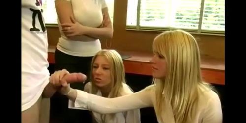 teacher wanks big dick
