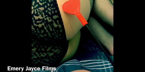 Emery Jayce - Spanking, oil and Tit fucking