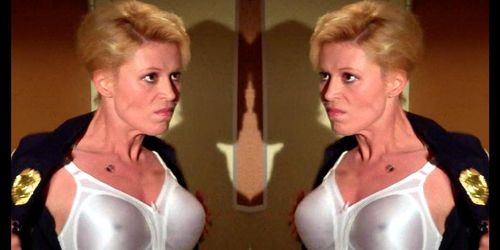 leslie easterbrook shirt rip loop