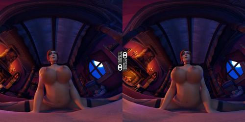 World of Warcraft brothel busty lady riding like no tomorrow.
