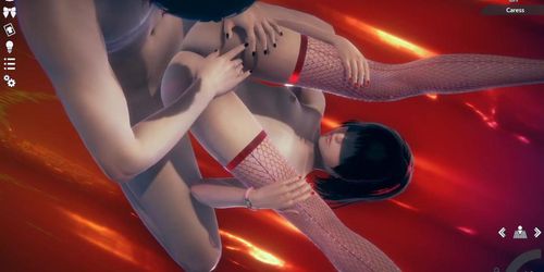 HONEY SELECT 2 - HatanuMiwa - teasing at the pool