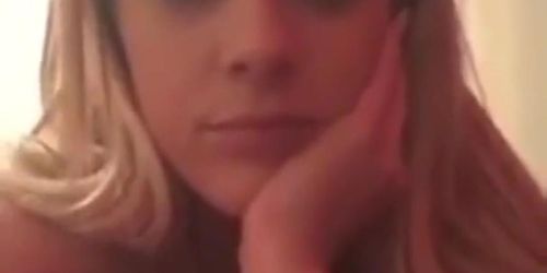 Periscope - Scope 3 - blonde girl flash boobs and pussy!!