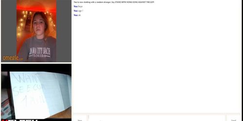 Curious Girl on Omegle 4