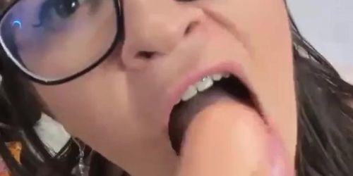 Nerdy Cam Girl Blows You
