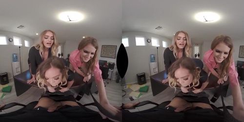 Naughty America Ashley Lane, Katie Kush, & Kenzie Madison BANG the Boss (Madison Rayne)