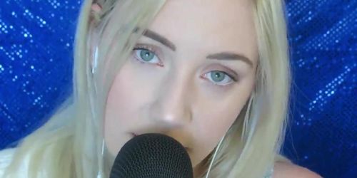 Asmr blonde ear moaning